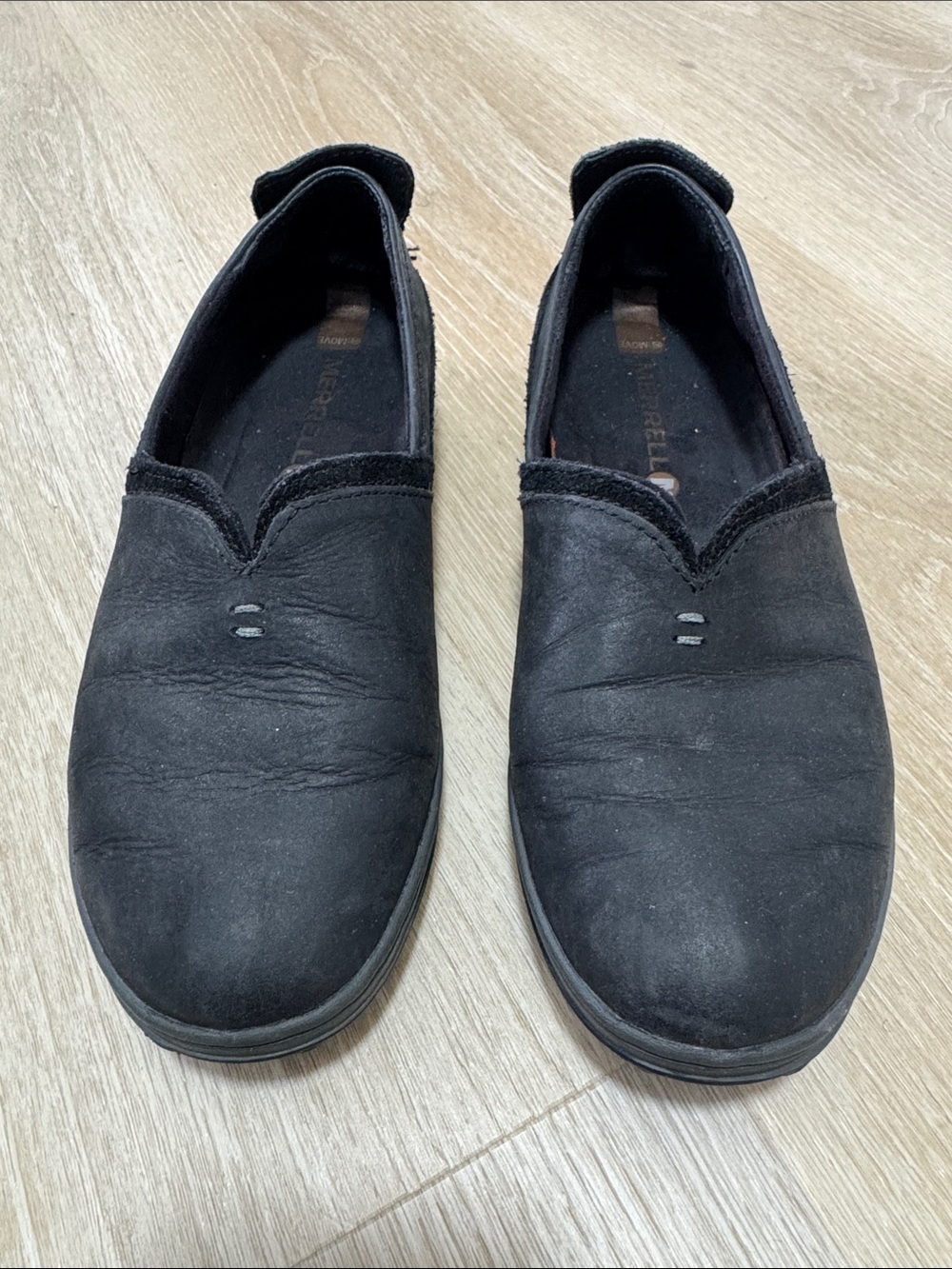 Merrell Women's Black Slip-On Loafers